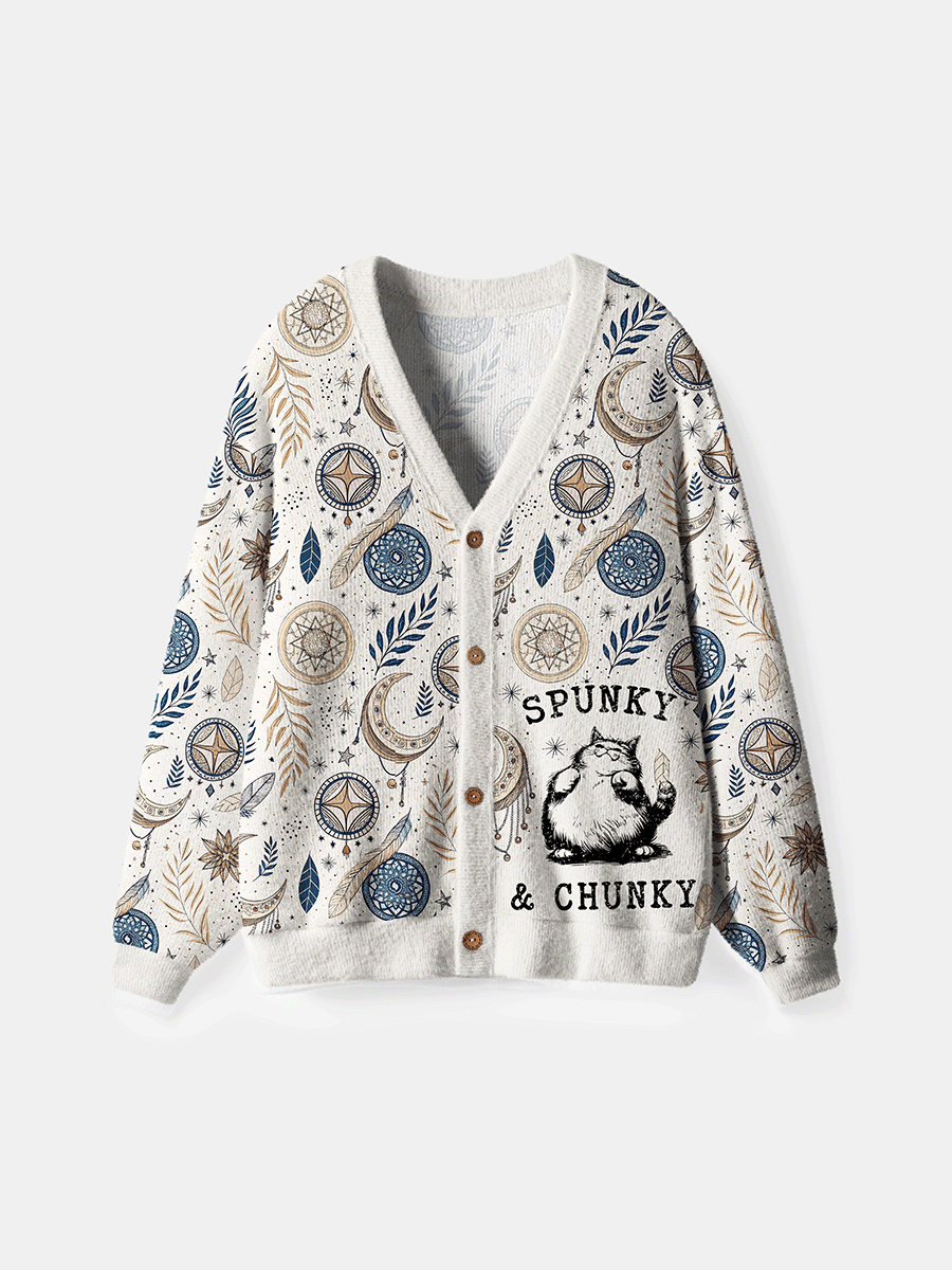 Vintage Spunky Chunky Cardigan Sweaters