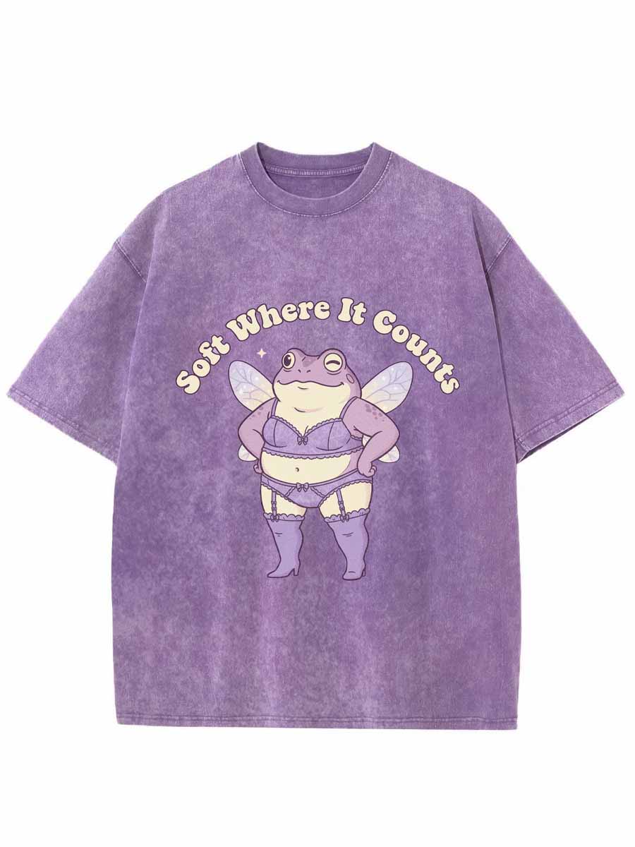 Vintage Soft Where It Counts Oversize Washed T-Shirt