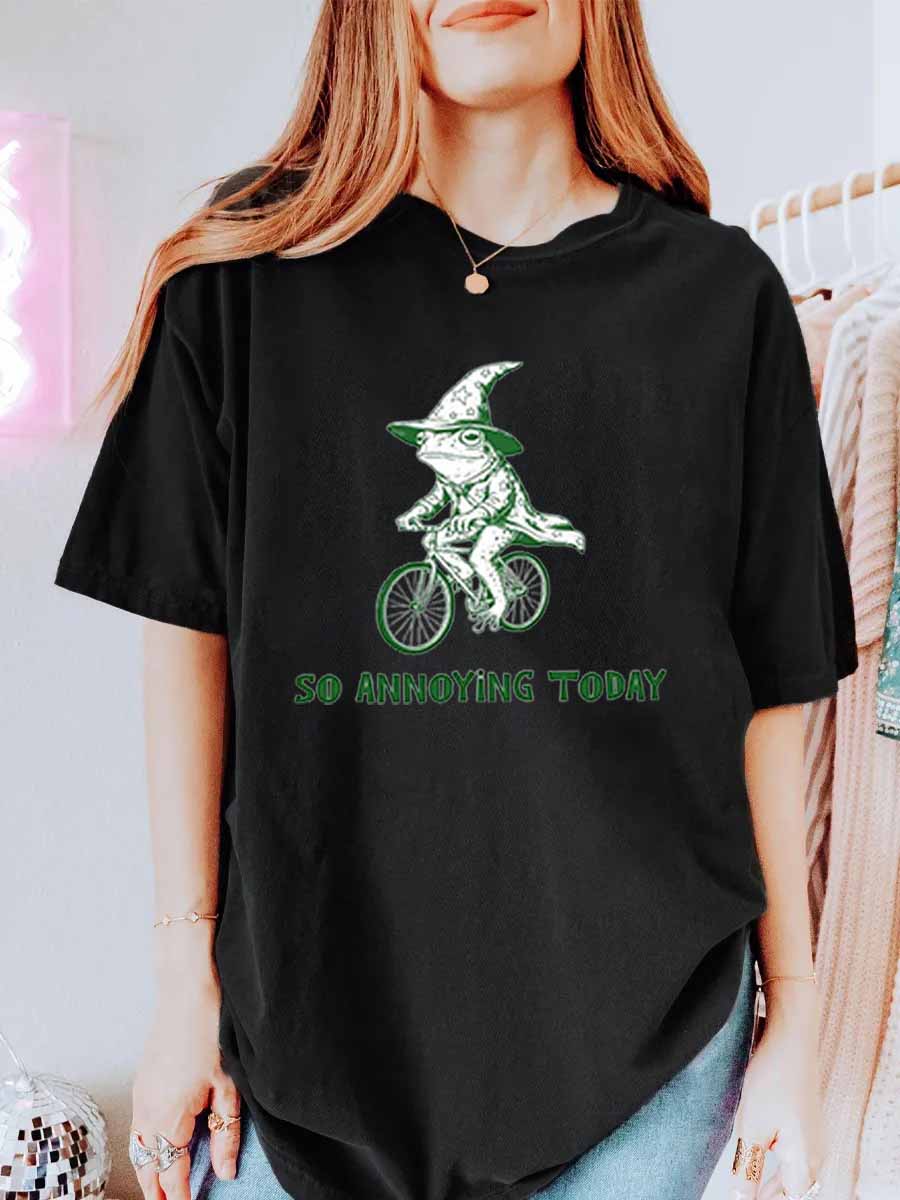 Vintage I’M Gonna Be So Annoying Today Oversize Graphic Tee