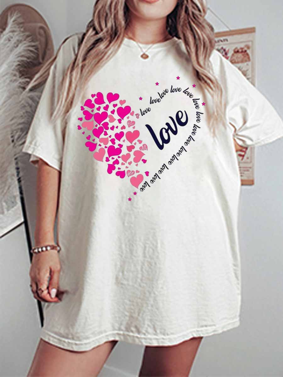 Vintage Love Oversize Graphic Tee