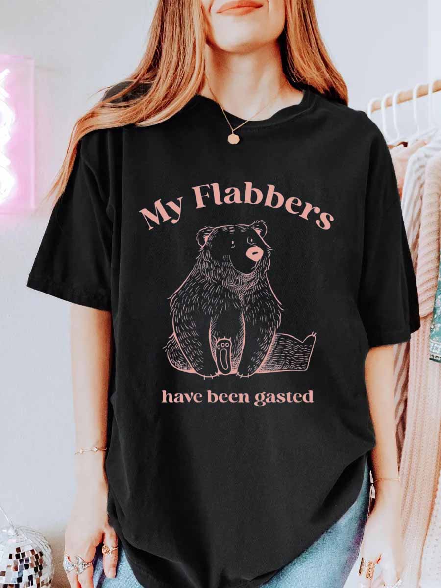 Vintage My Flabbers Have Been Gasted Oversize Graphic Tee
