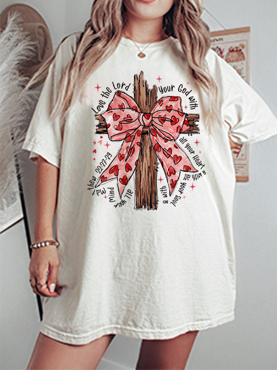 Vintage Love The Lord Oversize Graphic Tee