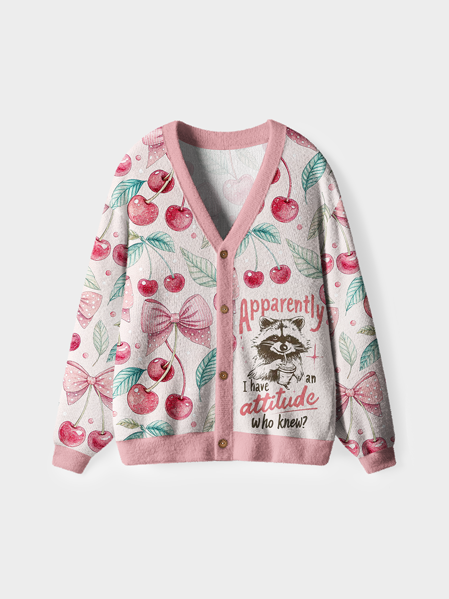 Vintage Attitude Raccoon Cardigan Sweaters