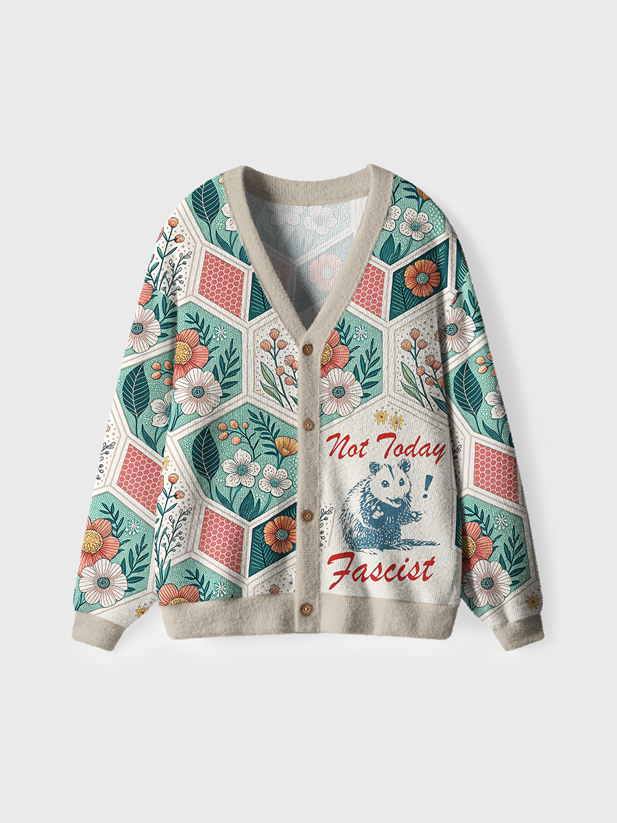 Vintage Not Today Bear Cardigan Sweaters