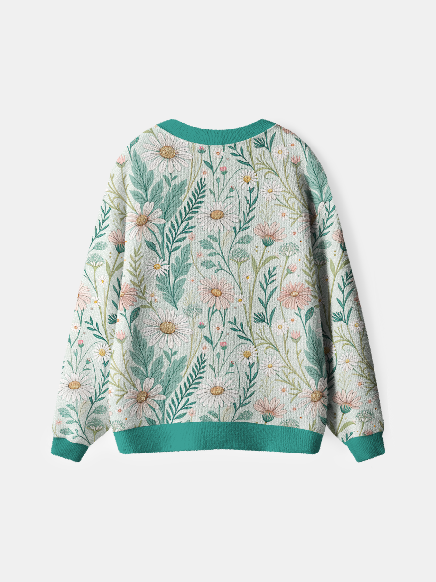 Vintage Weird Aunt Frog Build Characters Cardigan Sweaters