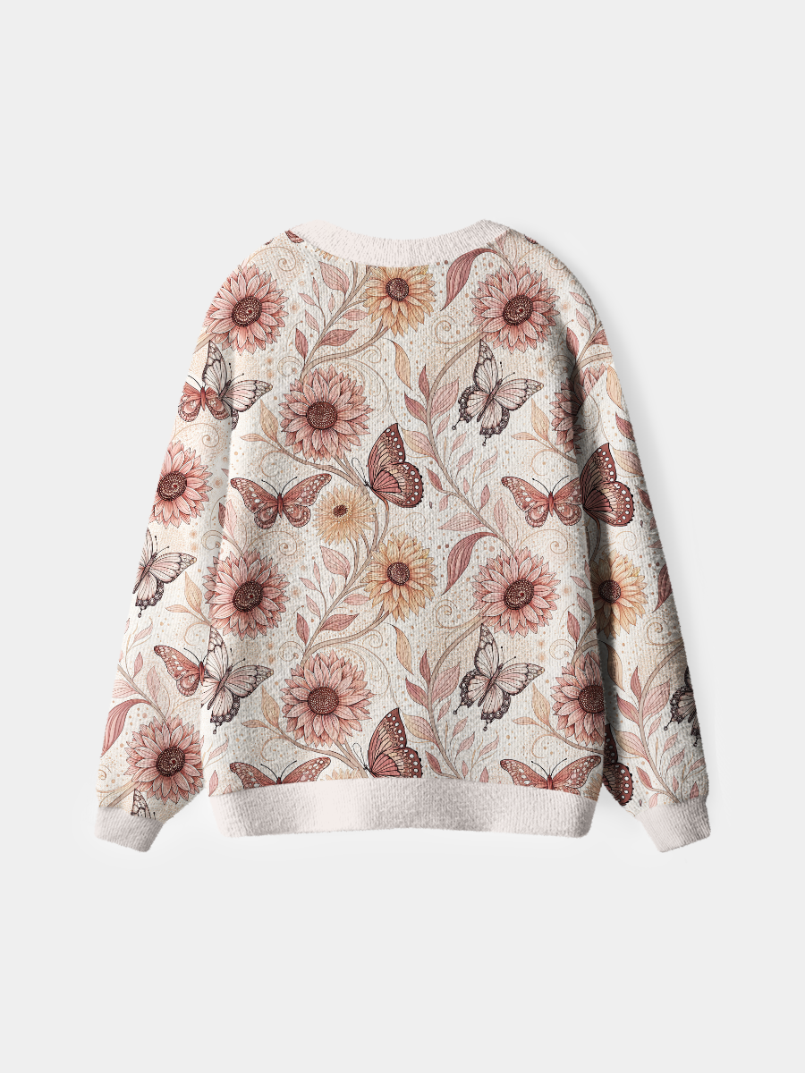 Vintage I'M Here / I'M Awake / Don'T Push It Cardigan Sweaters