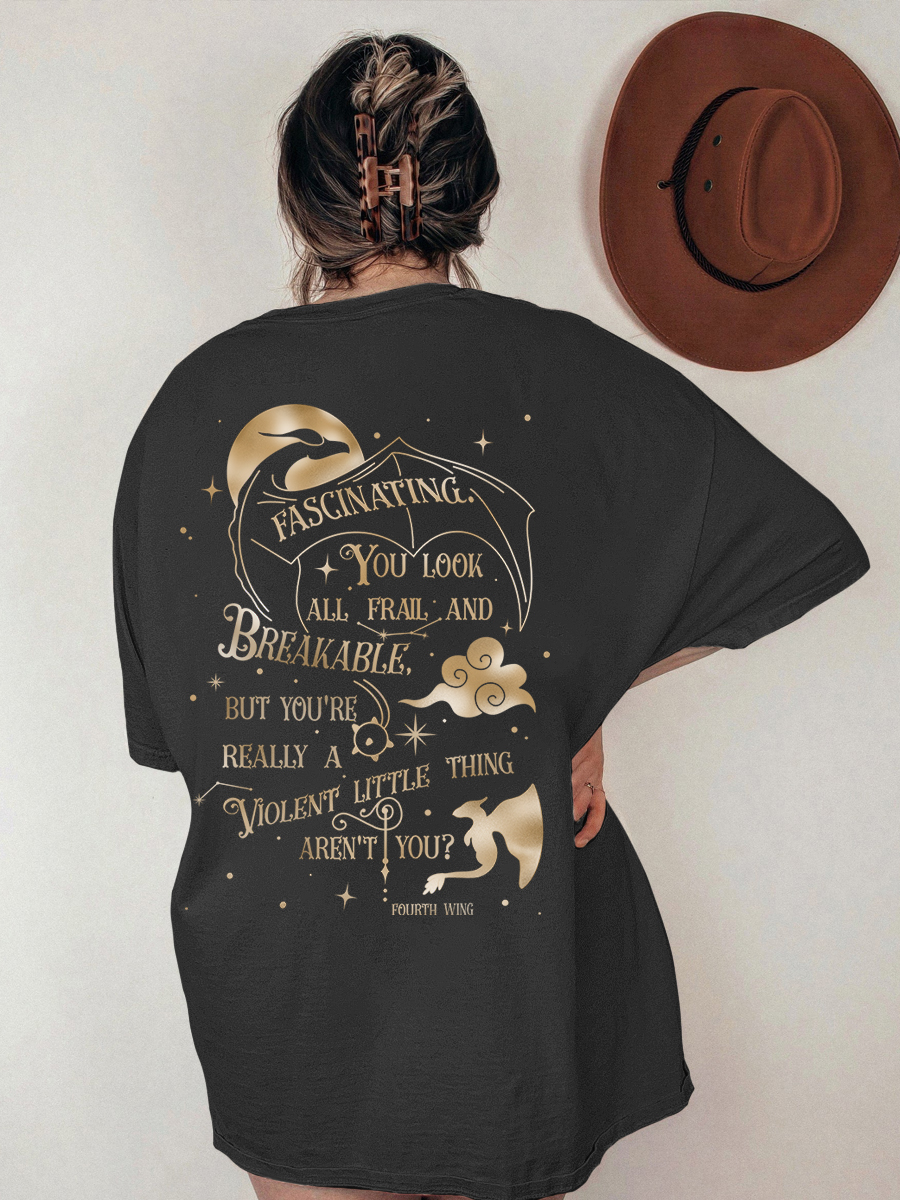 Vintage Fourth Wing Novel T-Shirt 