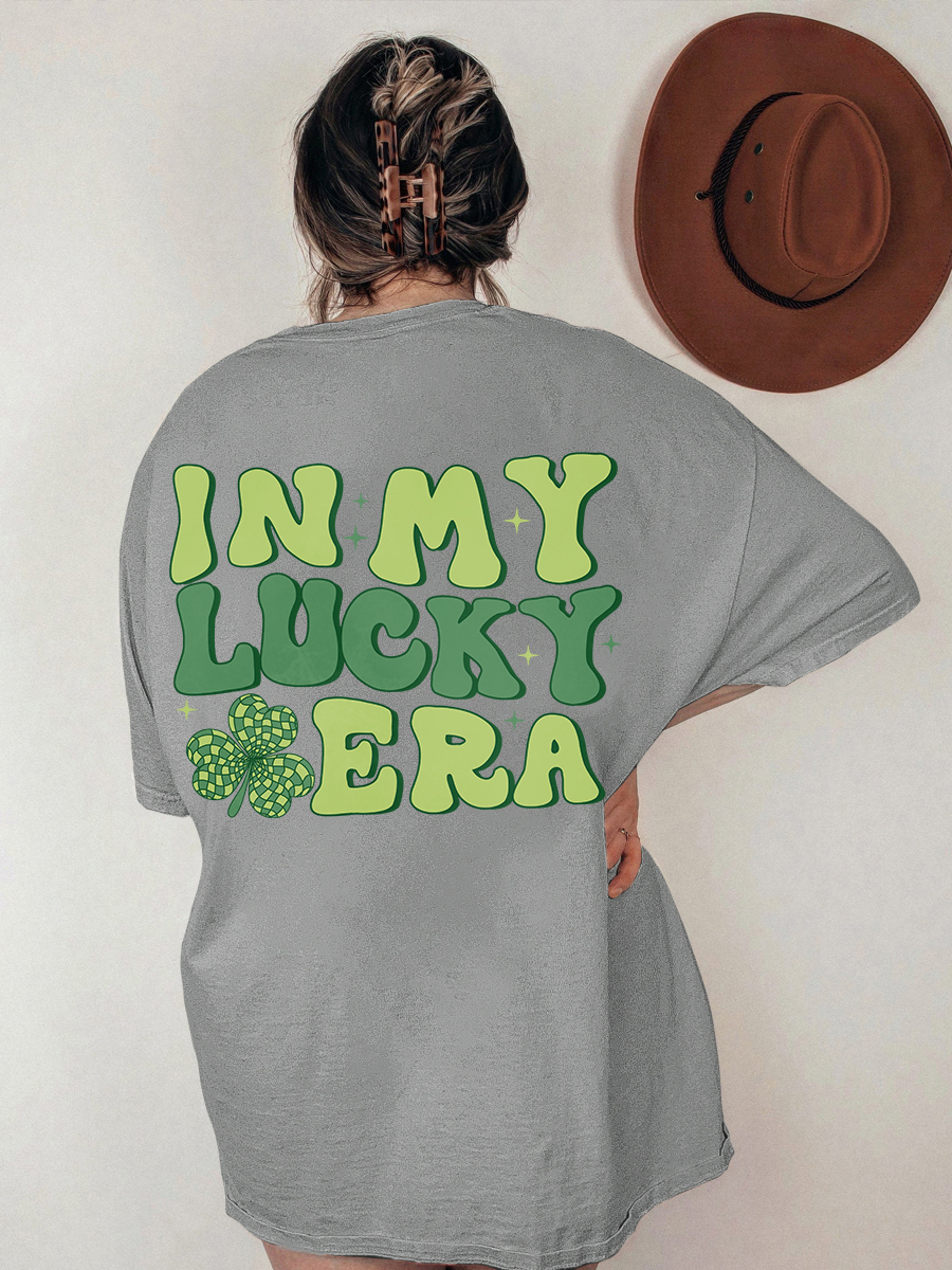 Vintage In My Lucku Era St Patricks Day T-Shirt 