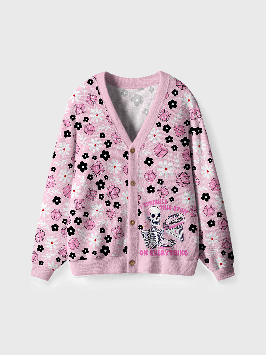 Vintage I Sprinkle This Stuff On Everything Cardigan Sweaters