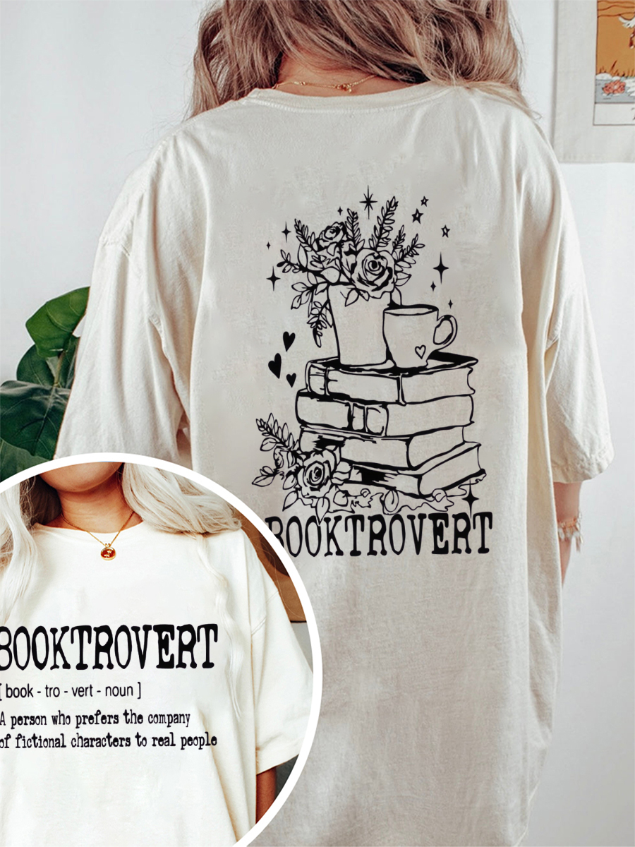 Vintage Booktrovert T-Shirt