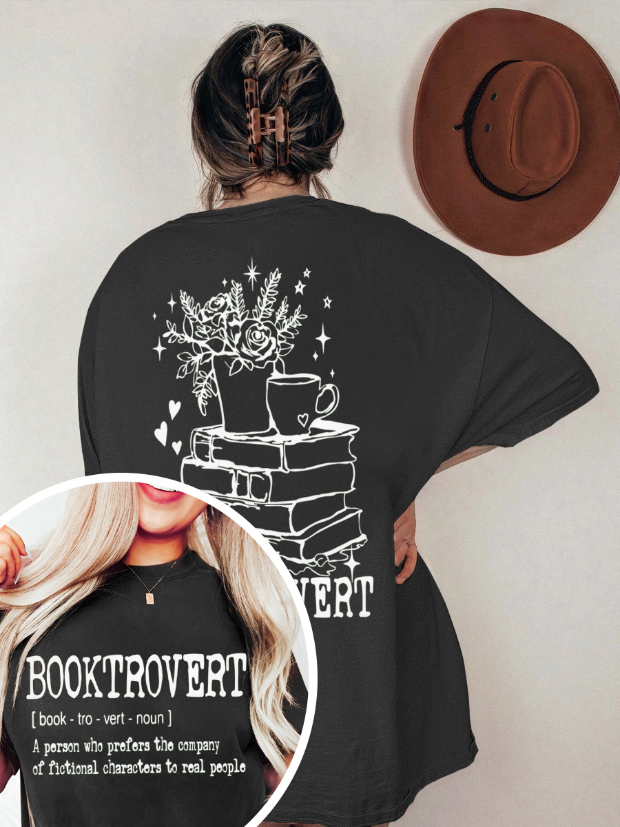Vintage Booktrovert T-Shirt