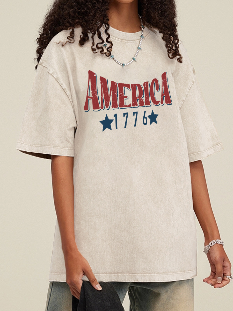 Vintage Home Of The Free Washed T-Shirt