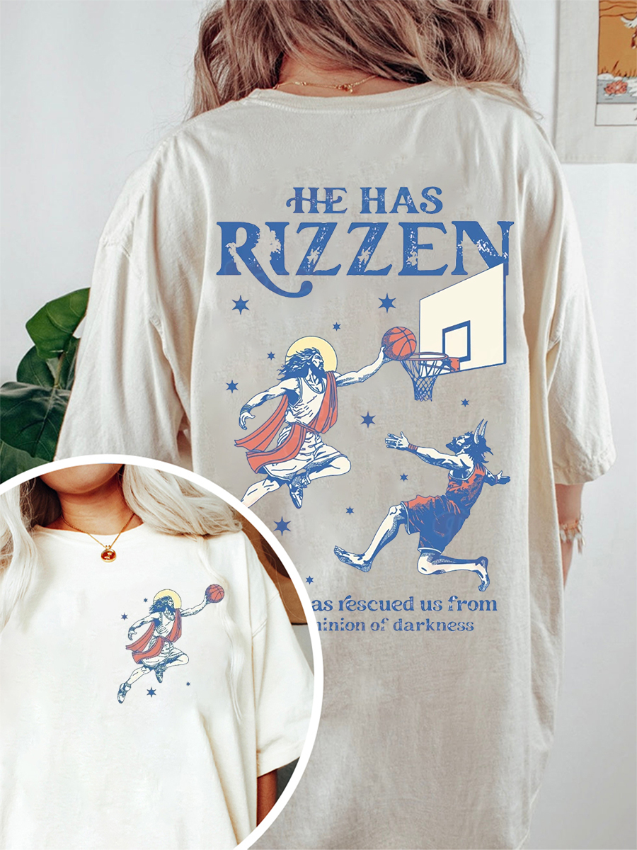 Vintage He Is Rizzin Funny Meme T-Shirt