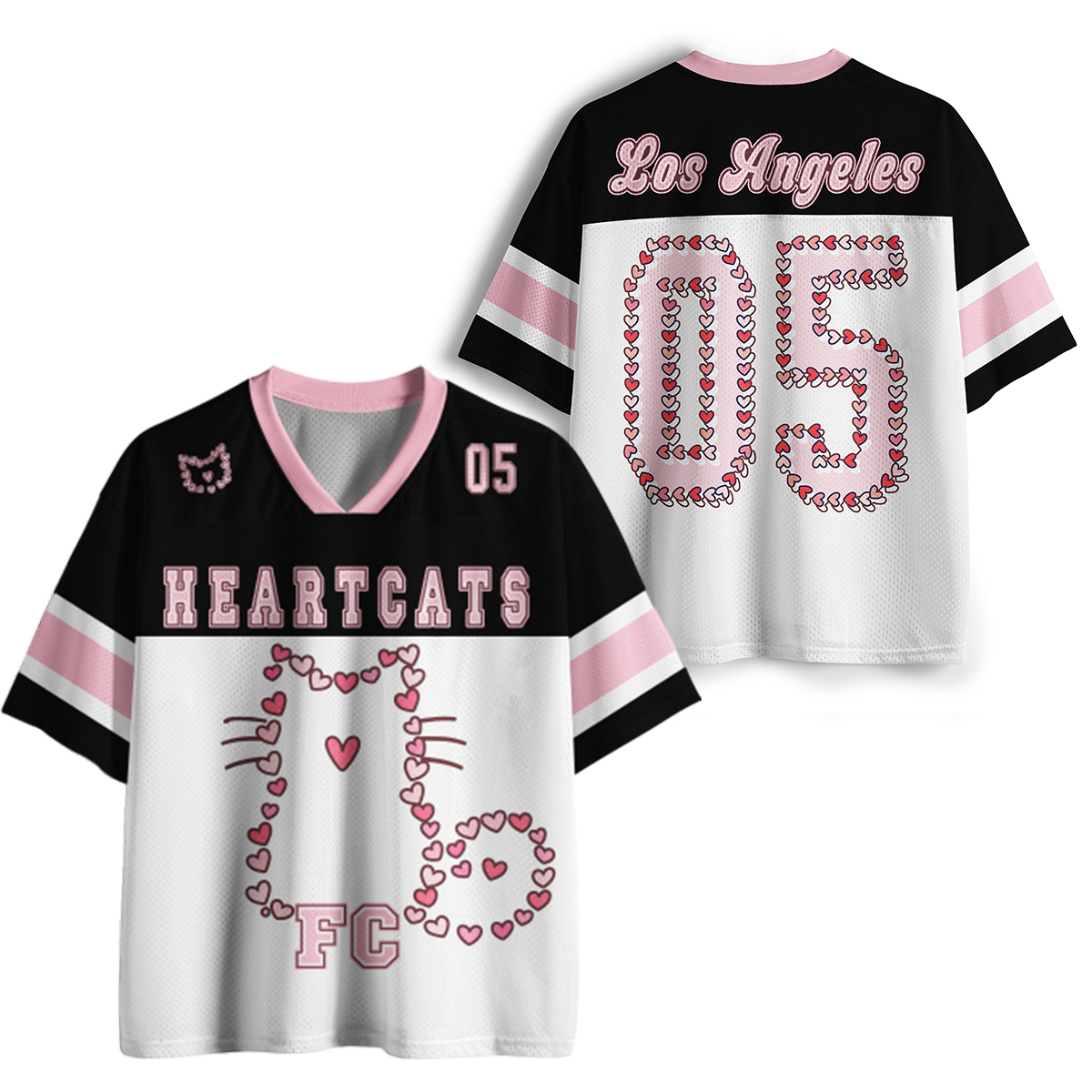Vintage Heartcat Mesh Jersey