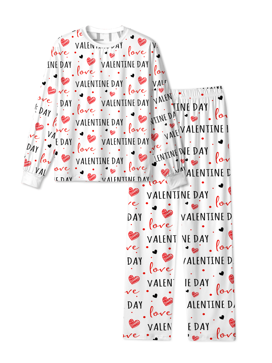 Vintage Cute Valentine Heart Pajama