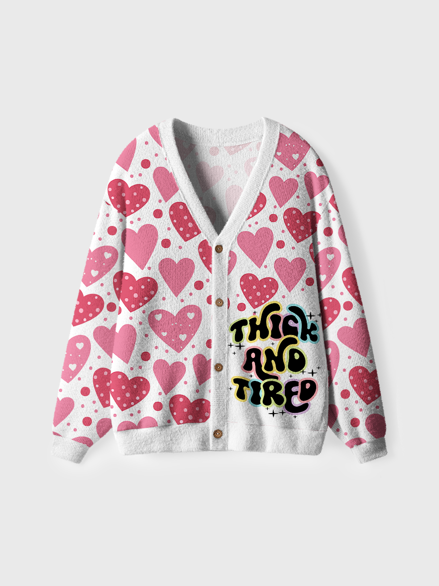 Vintage Thick And Tired Cardigan Sweaters