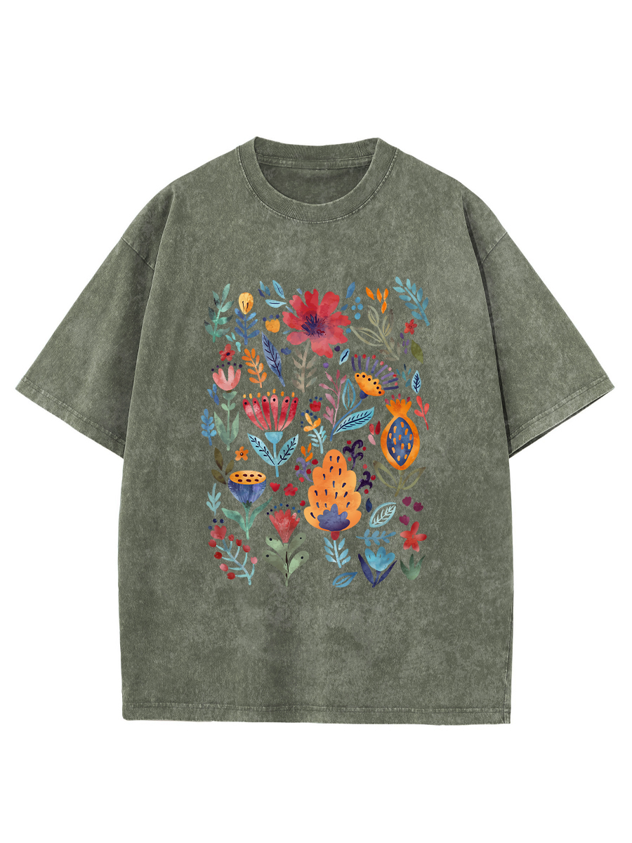 Vintage Wildflower Washed T-Shirt