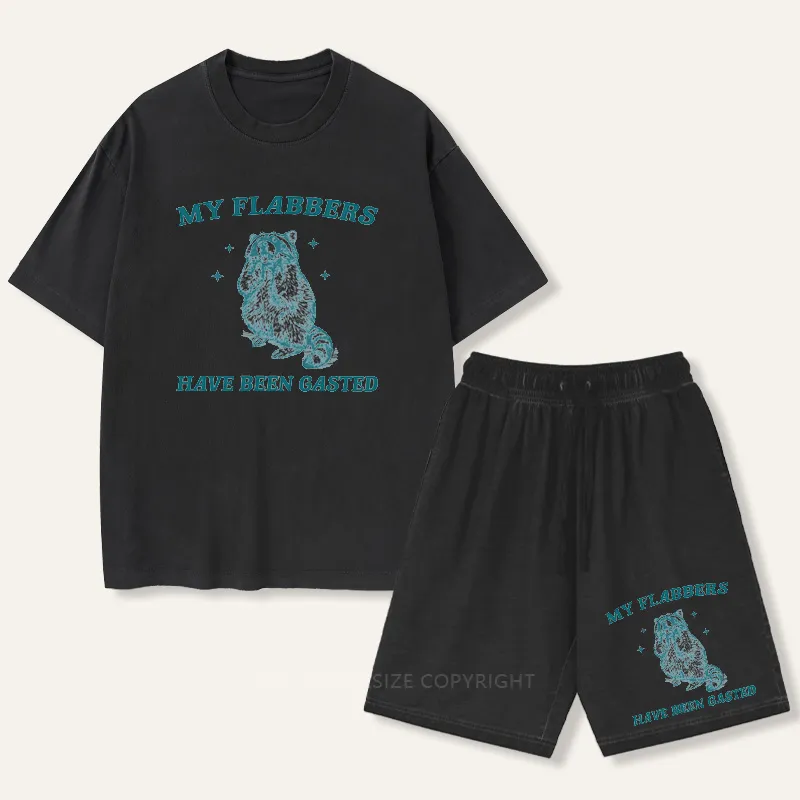 Vintage My Flabbers Have Been Gasted Gradient Washed Suit