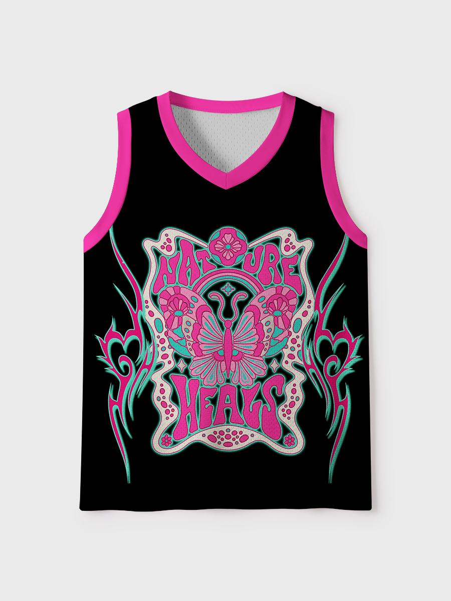 Nature Heals Mesh Jersey Tank Top