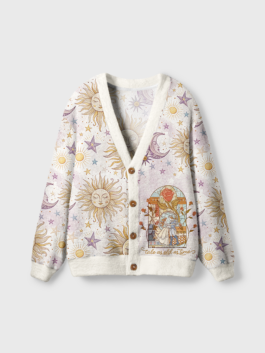 Vintage A Tale As Old As Time Cardigan Sweaters