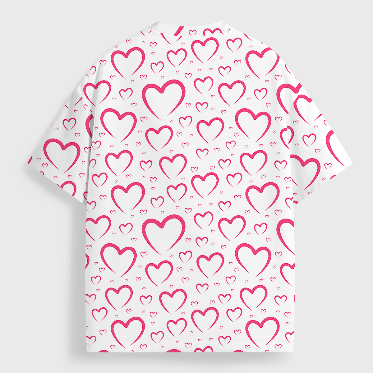Vintage Heart All Over Print T-Shirt
