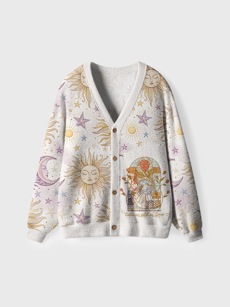 Vintage A Tale As Old As Time Cardigan Sweaters