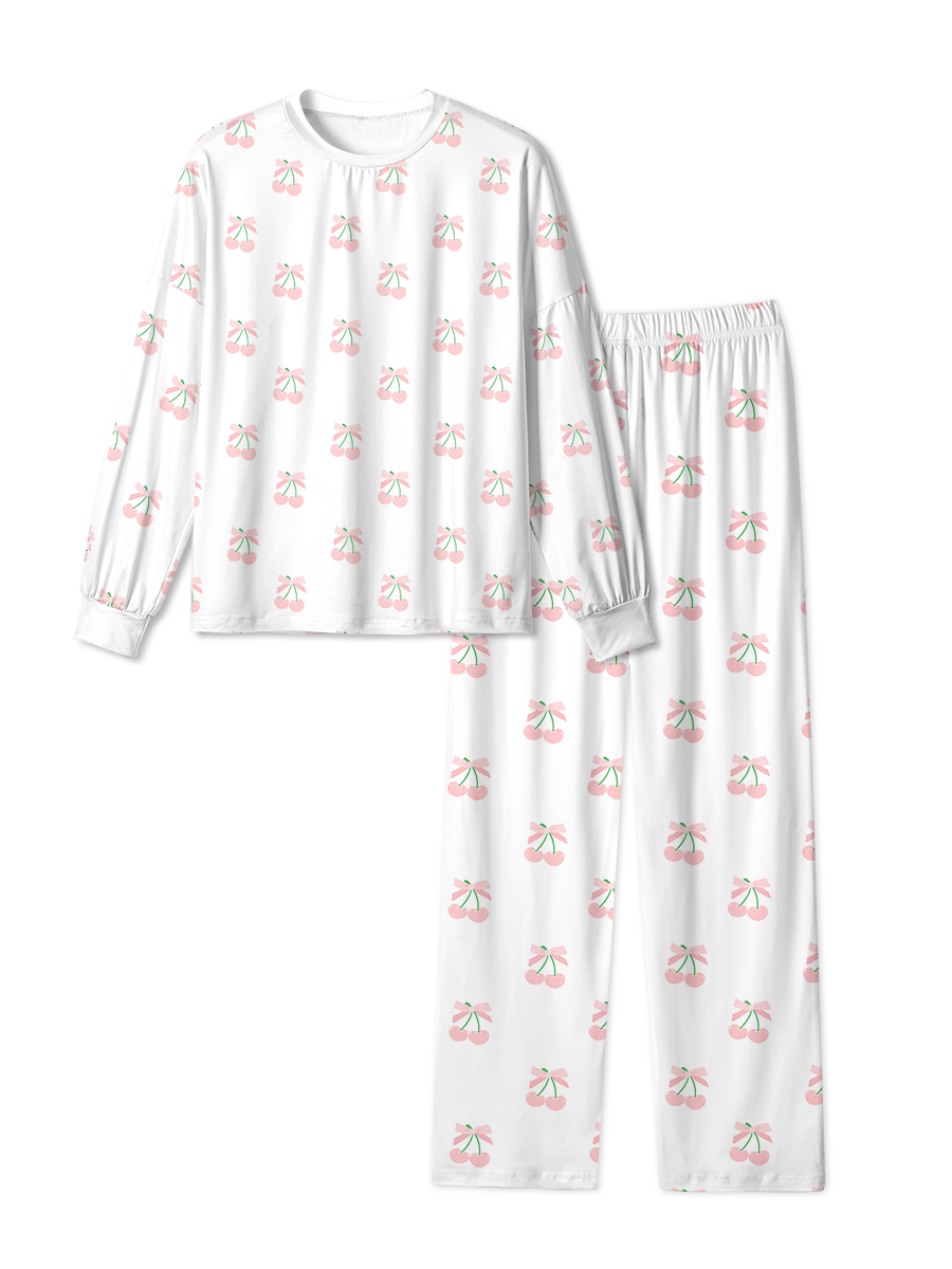 Vintage Bow Cherry Pop Pajama
