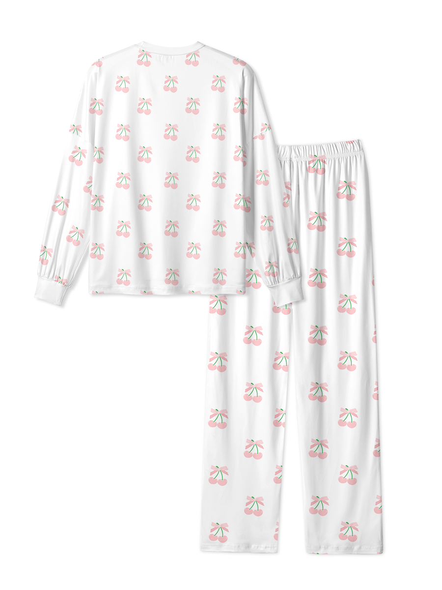 Vintage Bow Cherry Pop Pajama