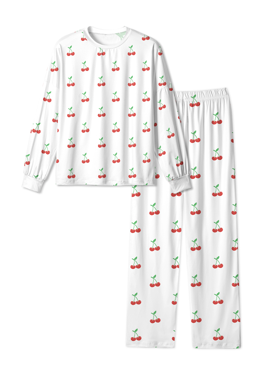 Vintage Simple Cherry Pop Pajama
