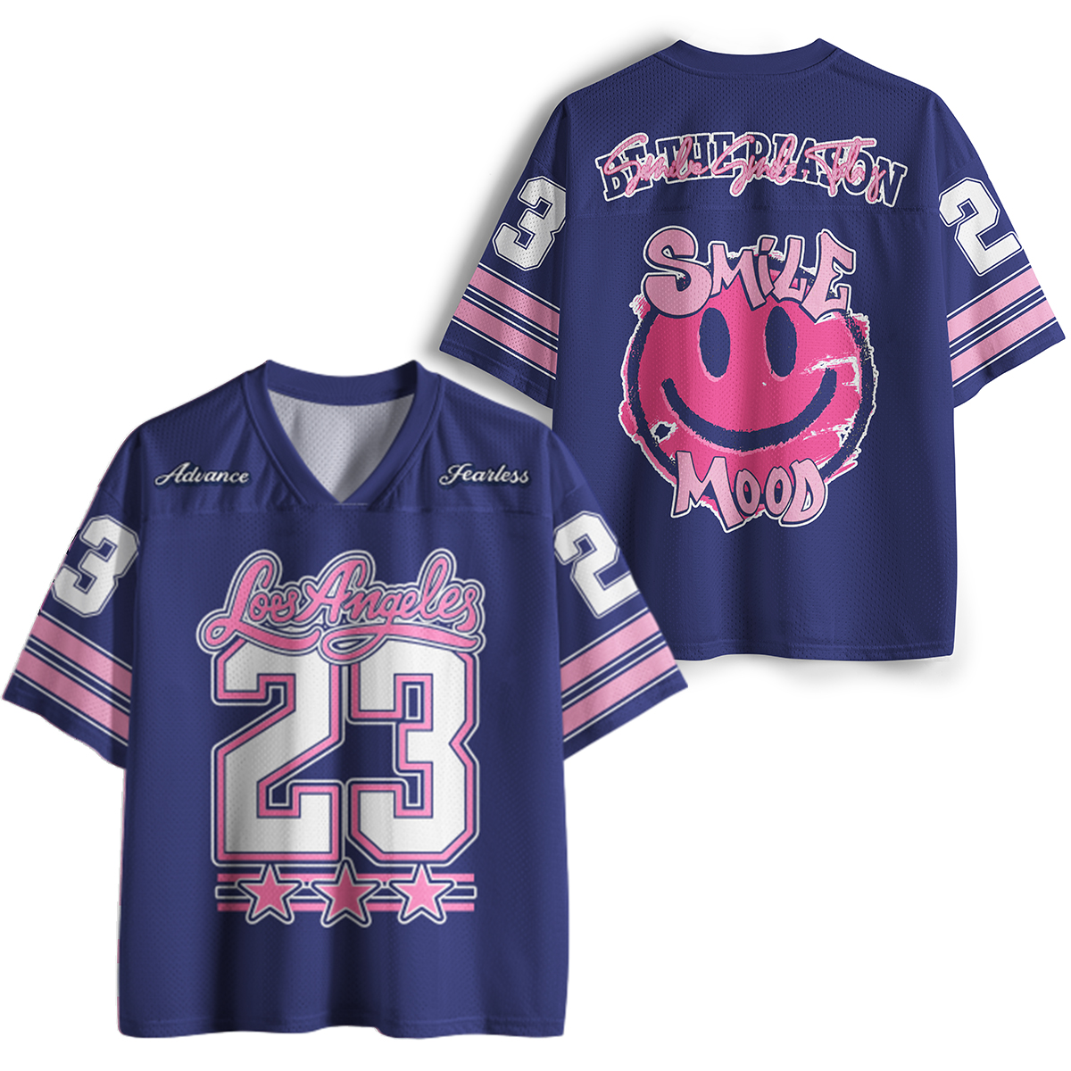 Vintage Smile Mood Mesh Jersey