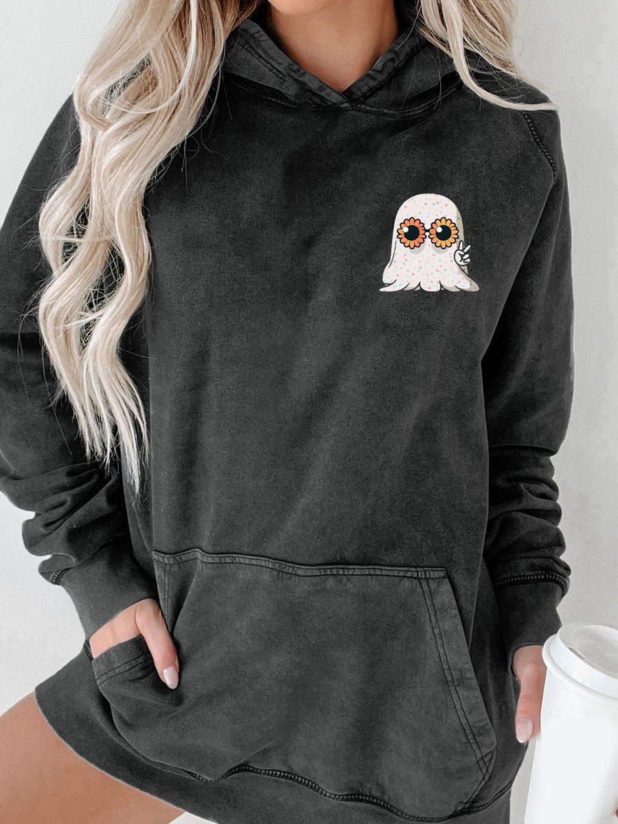 Trick Or Treat Washed Hoodie