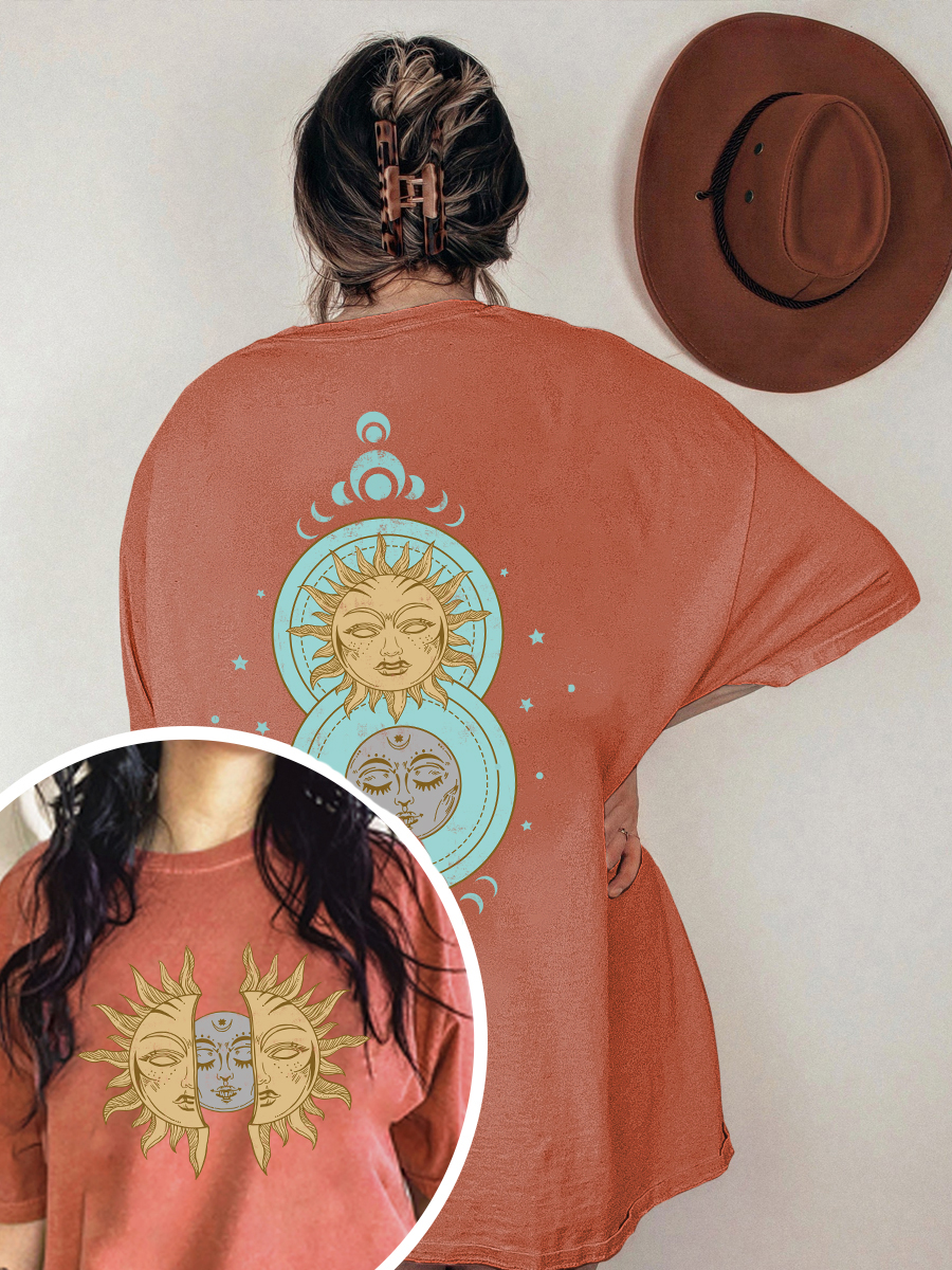 Vintage Sun And Moon Shirt