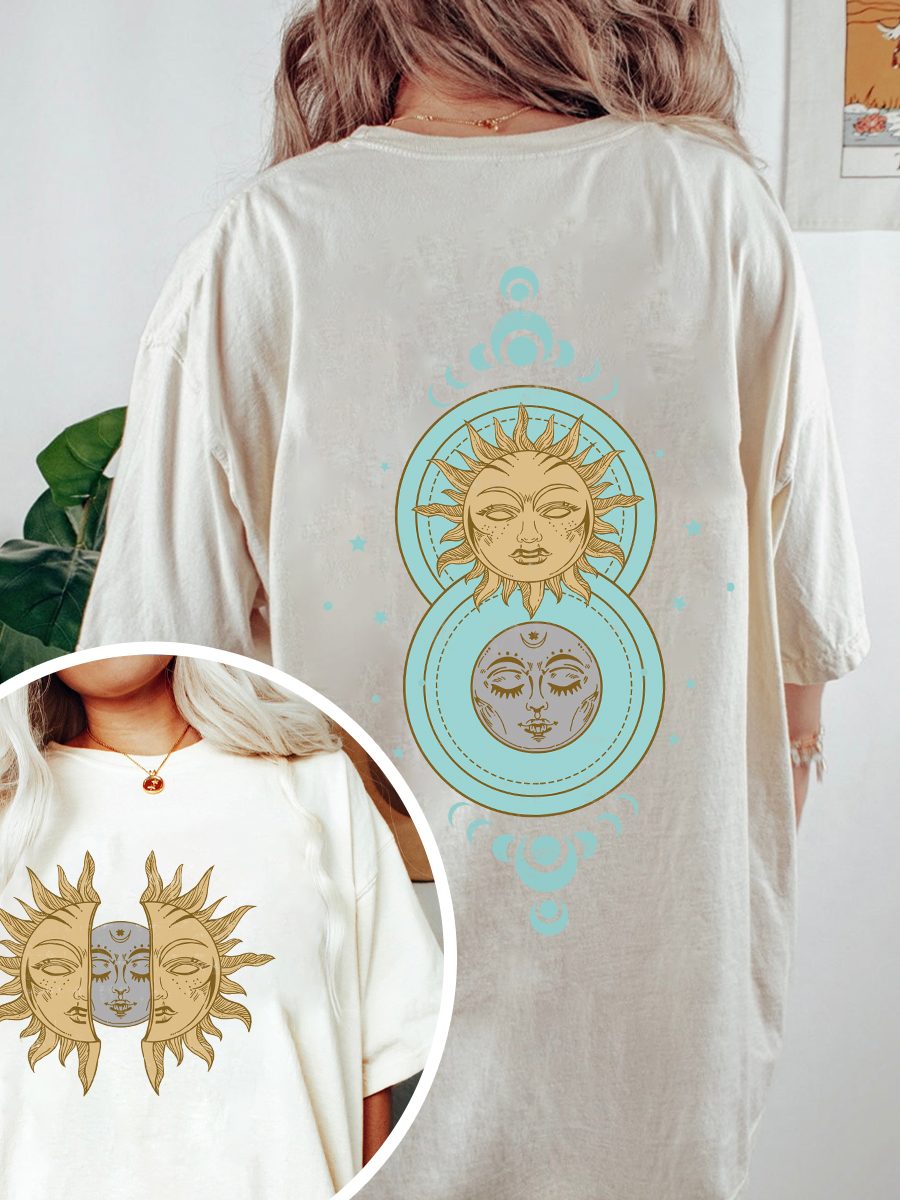 Vintage Sun And Moon Shirt