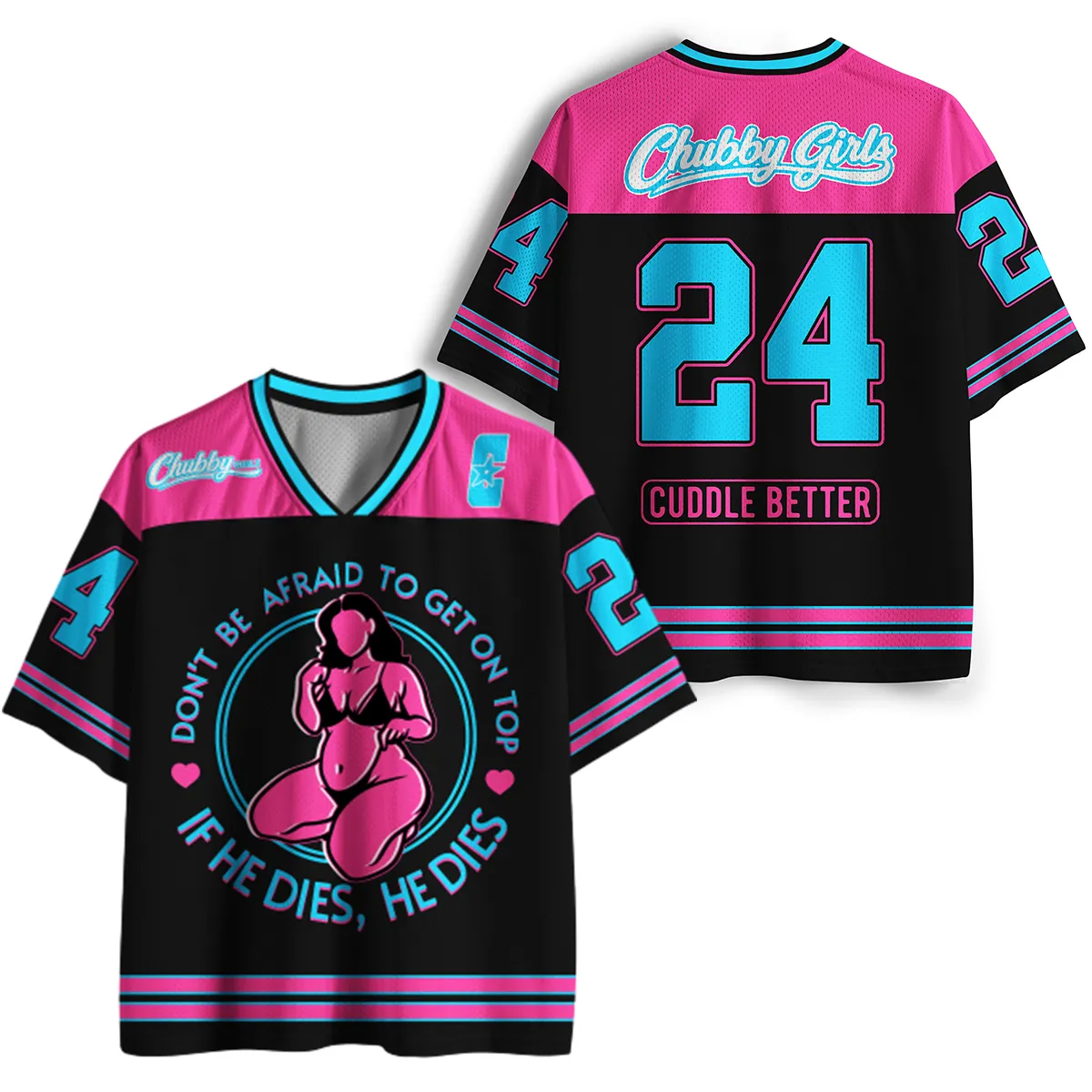 Personalized Don't Be Afraid To Be On Top If He Dies Mesh Jersey