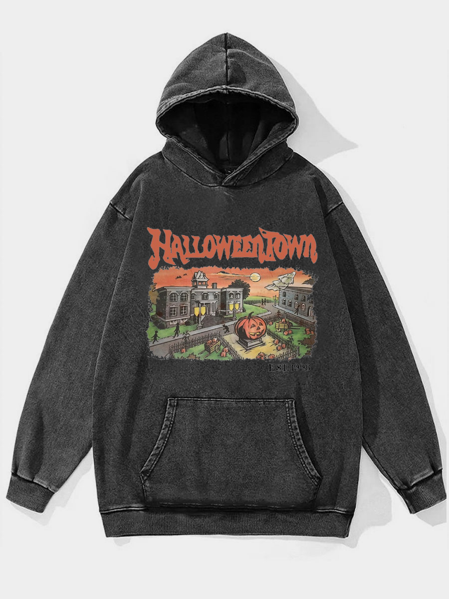 Halloweentown Est 1998 Washed Hoodie