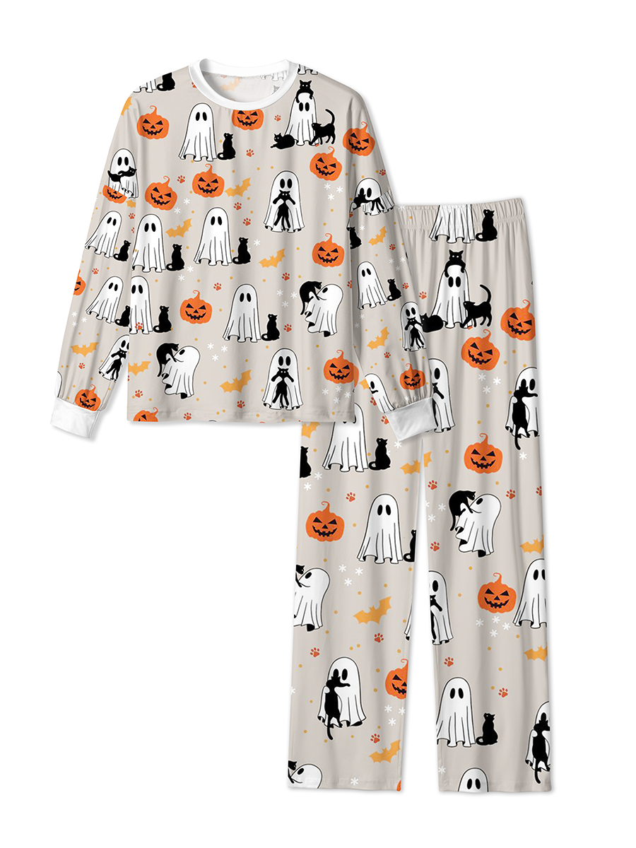 Vintage Neutral Cottage Halloween Minimal Pajama