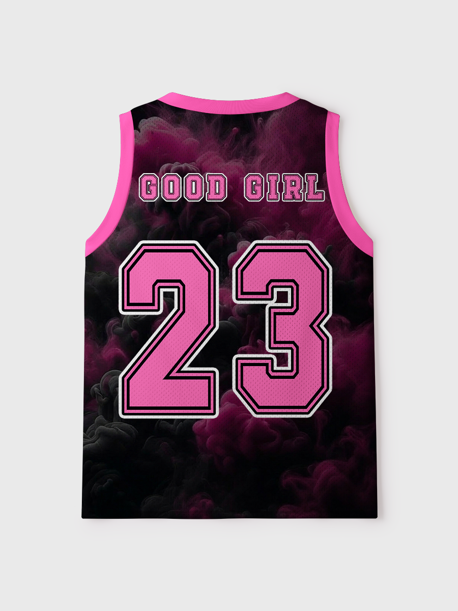 I‘m Just A Good With Bad Habits Mesh Jersey Tank Top