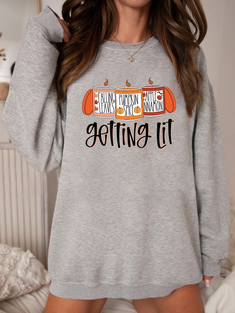 Getting Lit Fall Sweatshirt
