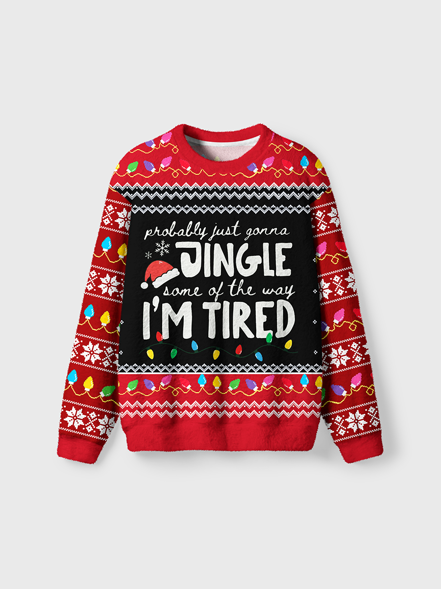Vintage Probably Jingle Some Of The Way Ugly Sweater