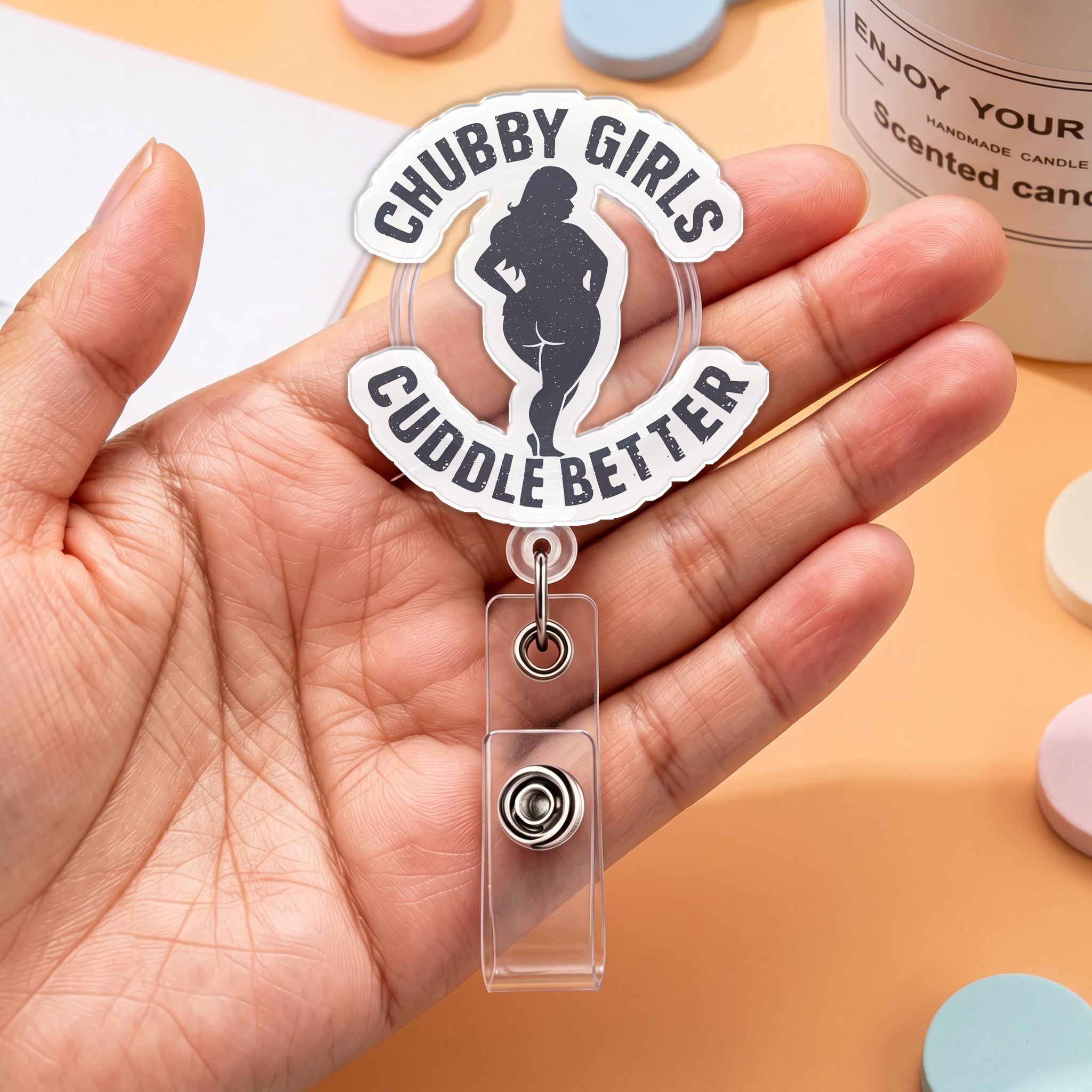 Chubby GirlsAlien Badge Clip