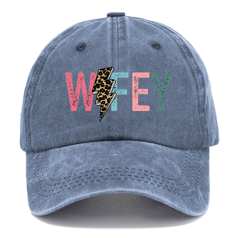 Vintage Wifey Graphic Washed Cap