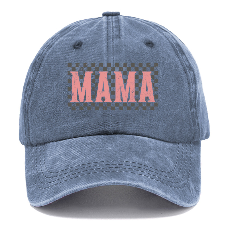 Vintage Retro Boho Mama Washed Cap