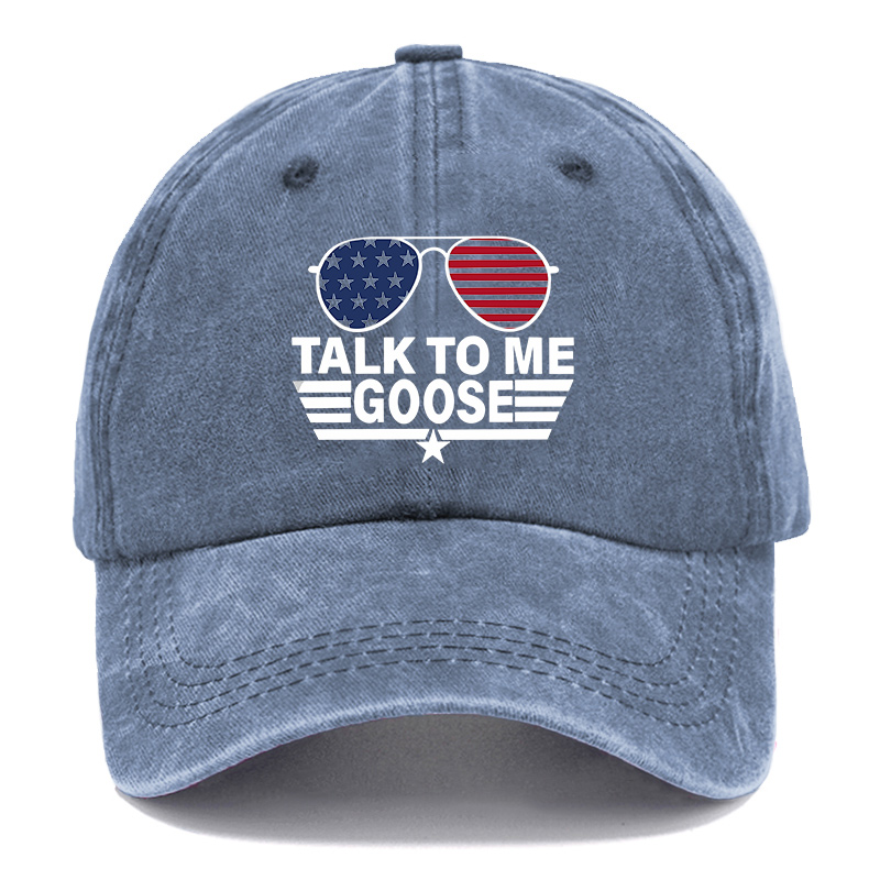 Vintage Talk To Me Goose Washed Cap