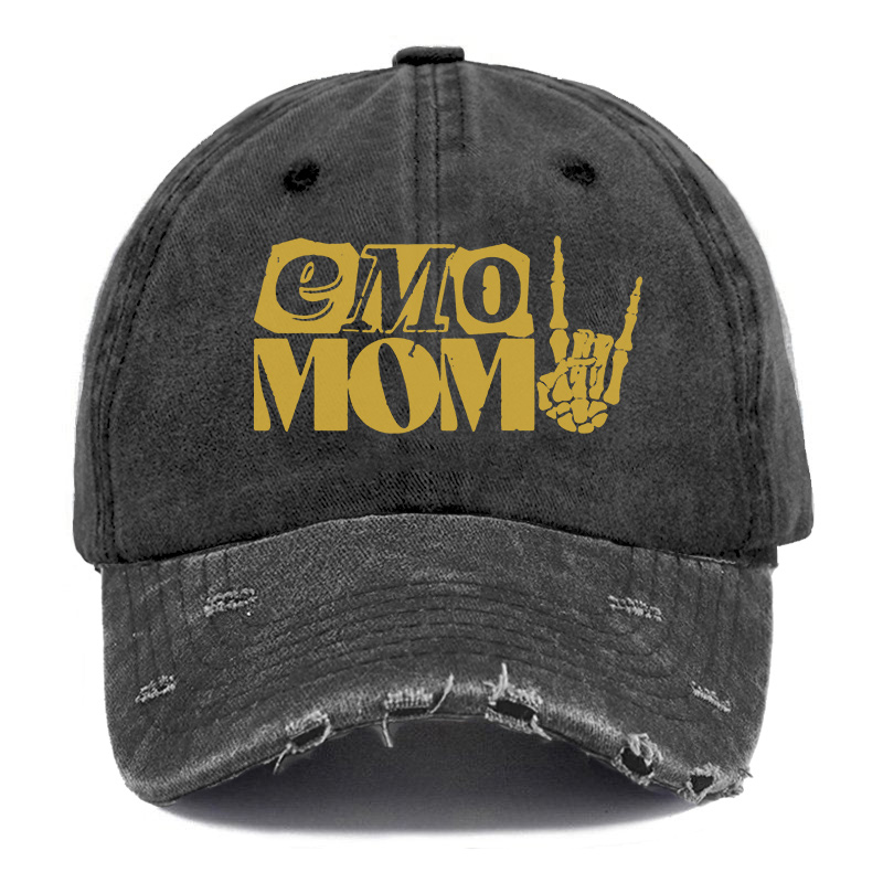 Vintage Emo Moms Club Washed Cap
