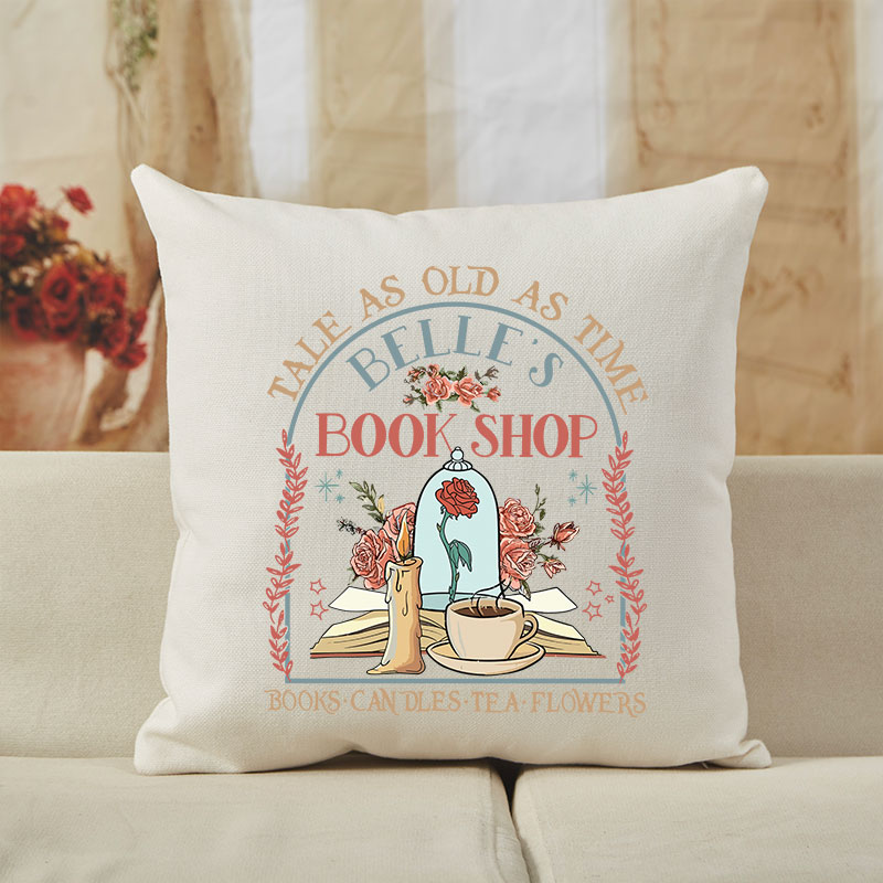  Vintage Tale As Old As Time Cushion Pillow