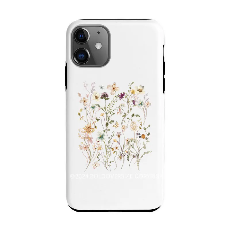 Vintage Boho Wildflowers Cottagecore Phone Case