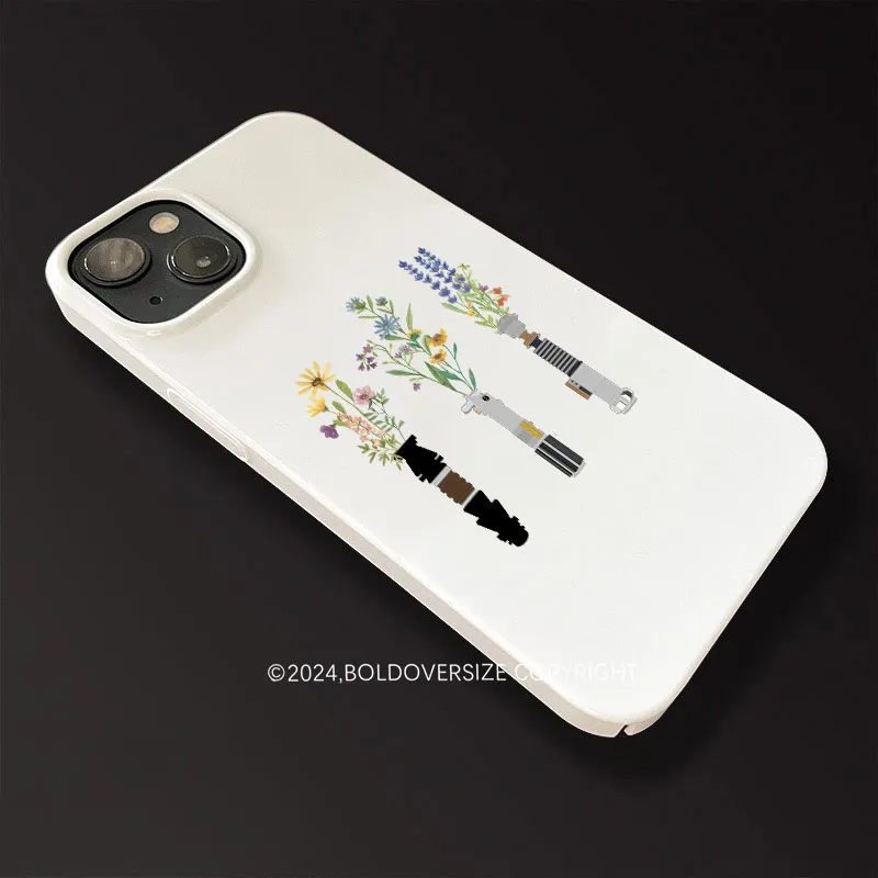 Vintage Floral Lightsaber Phone Case