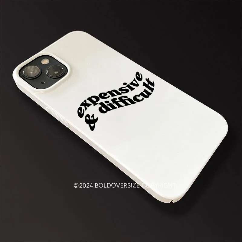 Vintage Expensive And Difficult Puff Phone Case