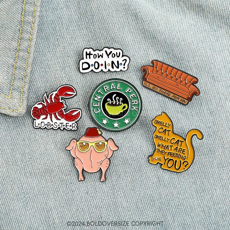Creative American TV Series Pin