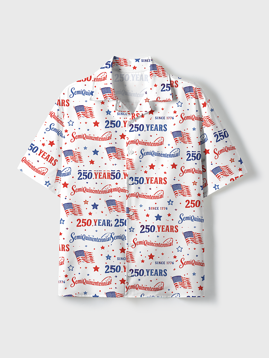 Vintage SemiQuincentennial Graphic Lightweight  Resort Set